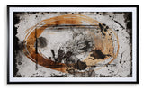 Clefting Wall Art head-on view B with bold color contrast
