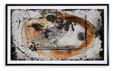 Clefting Wall Art head-on view D displaying framed edges