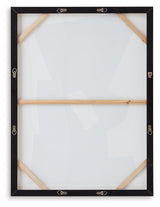 Garviery Wall Art back view showing D-ring bracket