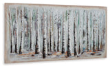 Back view of Calbert Multi Wall Art showing sawtooth bracket