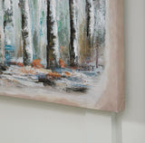 Calbert Multi Wall Art displayed in a casual living room setting