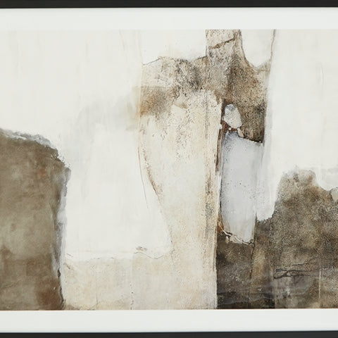 Aldricton Wall Art brown and white color swatch