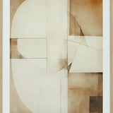 Corlain Wall Art color swatch showing brown tan white colors