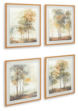 Back view of Bryneford framed wall art with hanging bracket