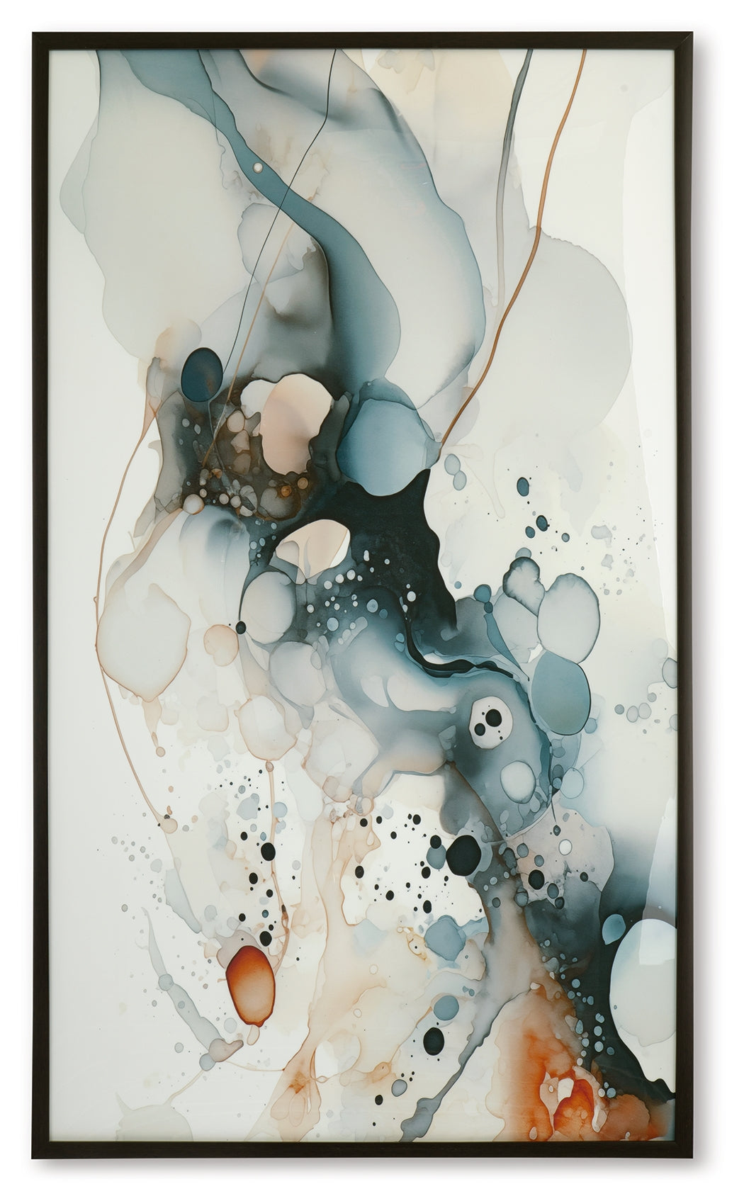 Foxenburg Wall Art side angle showing frame depth