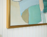 Wynburn White/Blue/Green Wall Art