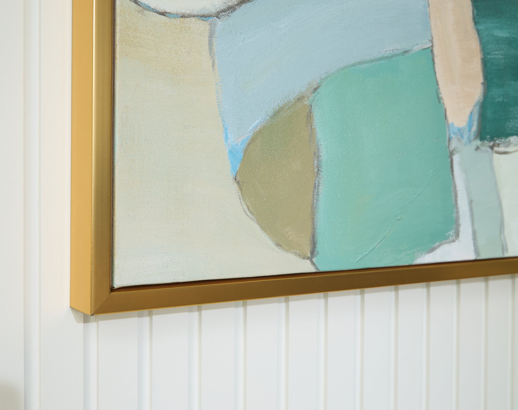 Wynburn White/Blue/Green Wall Art
