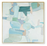 Wynburn White/Blue/Green Wall Art