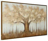 Back of Dalewick wall art with sawtooth bracket for hanging