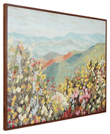 Pryorley Multi Floral Wall Art angled side view