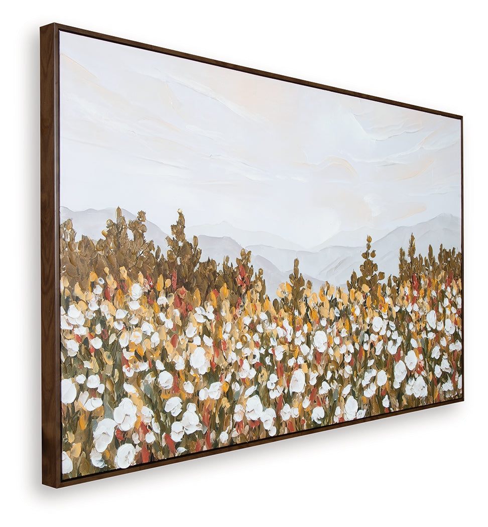 Side angle of Engelworth Multi Wall Art showing frame depth