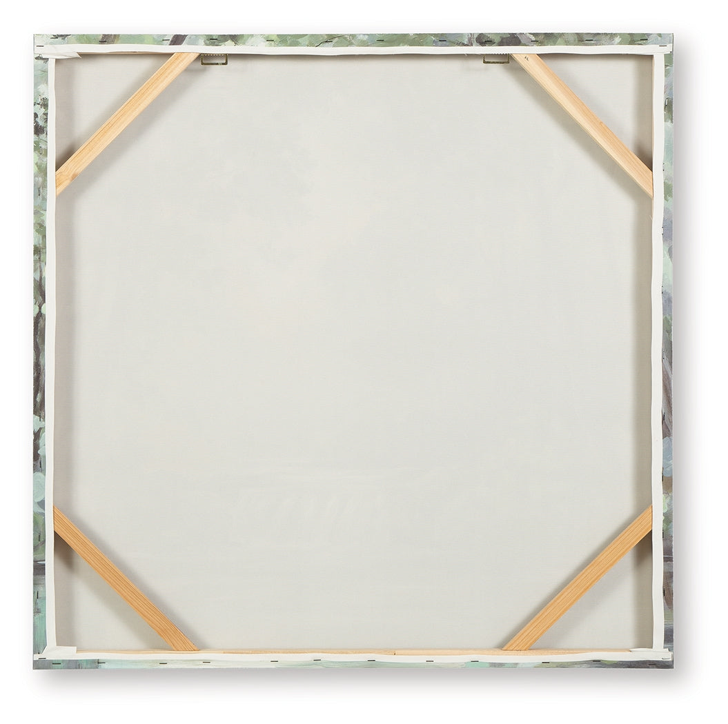 Evermaddick Wall Art Back View with Hanging Hardware