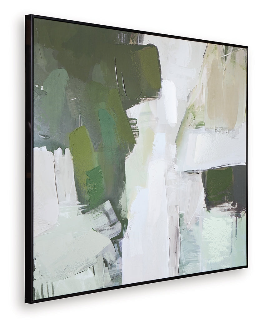 Vinick Wall Art angled side view showing frame