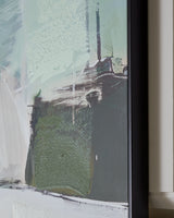 Vinick Wall Art detail of hand-painted embellishment