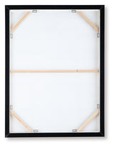 Back of Kalanmore wall art with sawtooth hanger