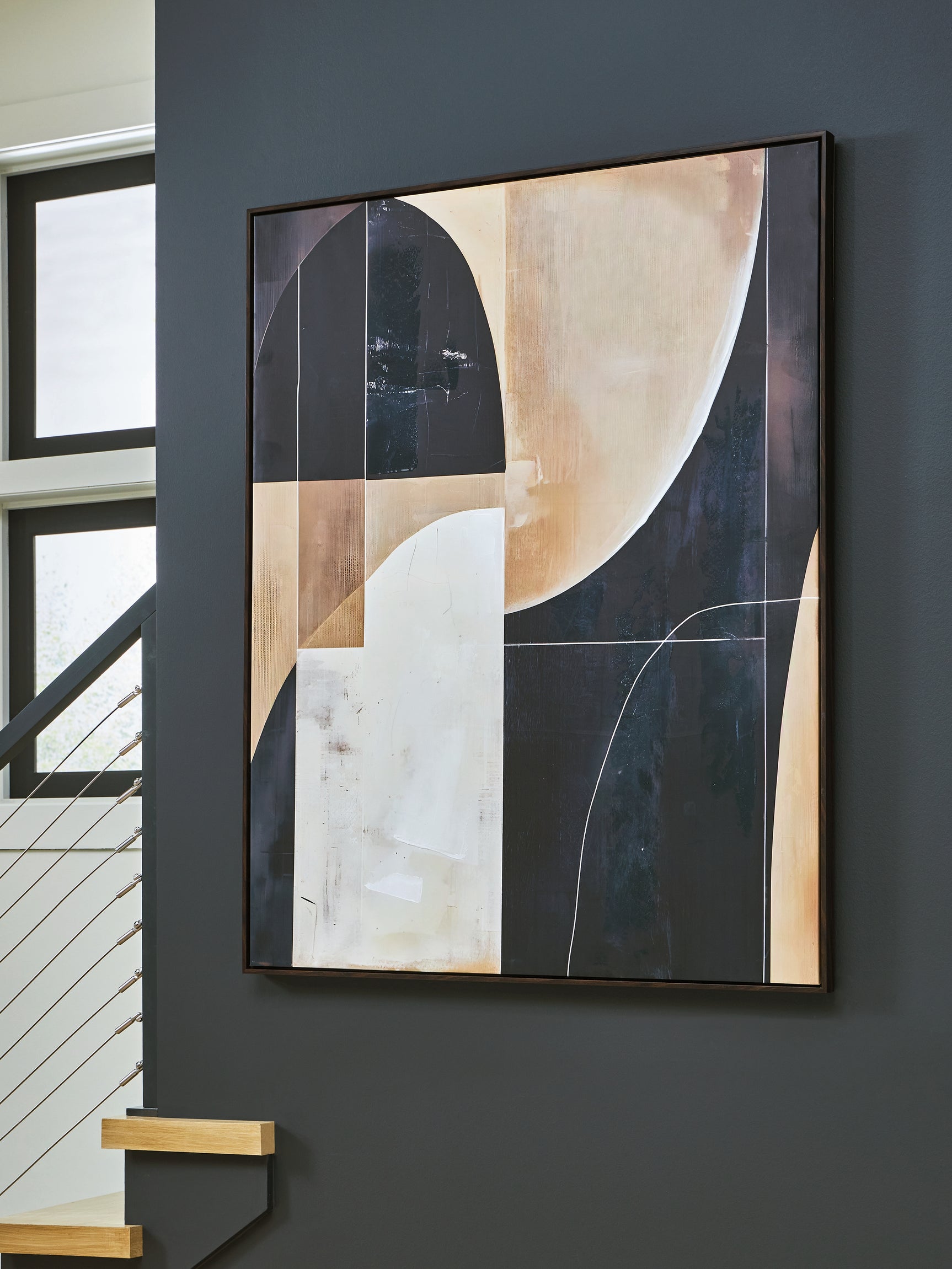Ewanford Black/Brown/Tan Wall Art