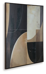 Ewanford Black/Brown/Tan Wall Art