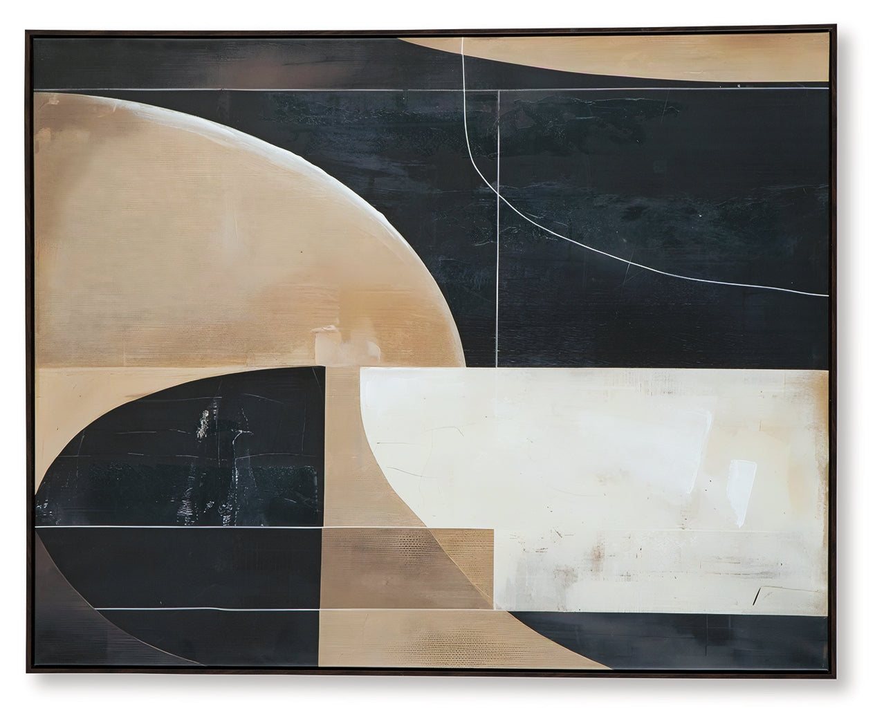 Ewanford Black/Brown/Tan Wall Art