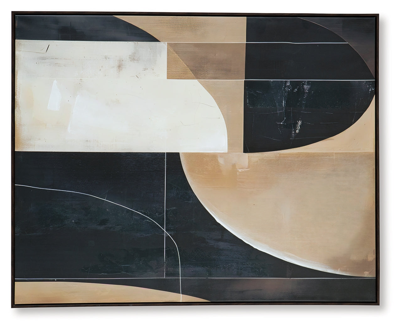 Ewanford Black/Brown/Tan Wall Art