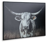 Harlandale wall art angled side view