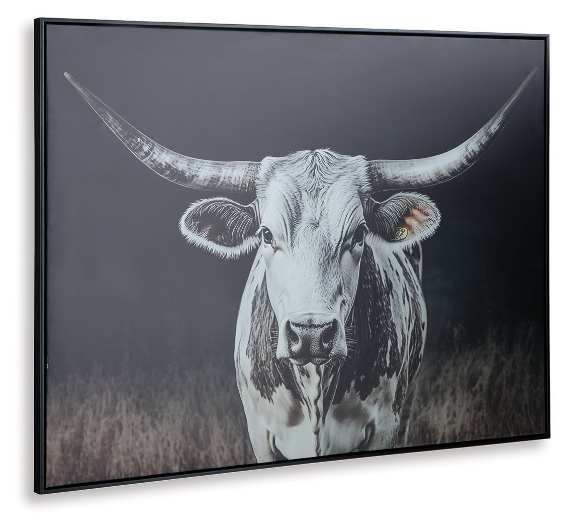 Harlandale wall art angled side view