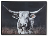 Harlandale wall art head on view