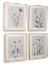 Chettings wall art angled side view of frame