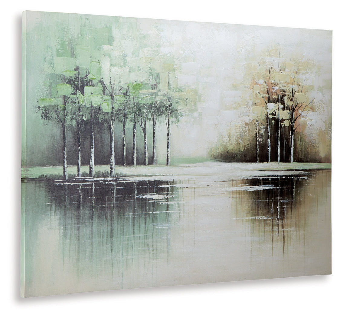 Garlenridge Green/Tan/White Wall Art