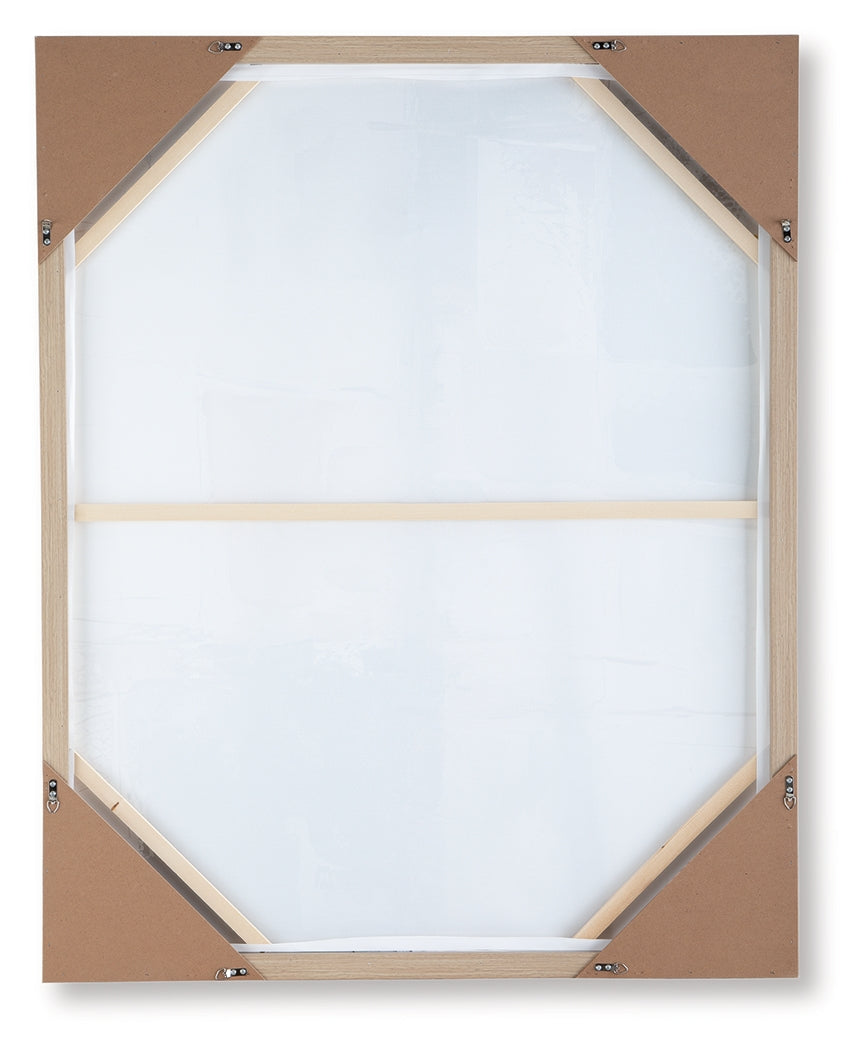 Trailport Wall Art, side angle showing frame depth