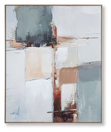 Trailport Wall Art, hanging on light colored wall