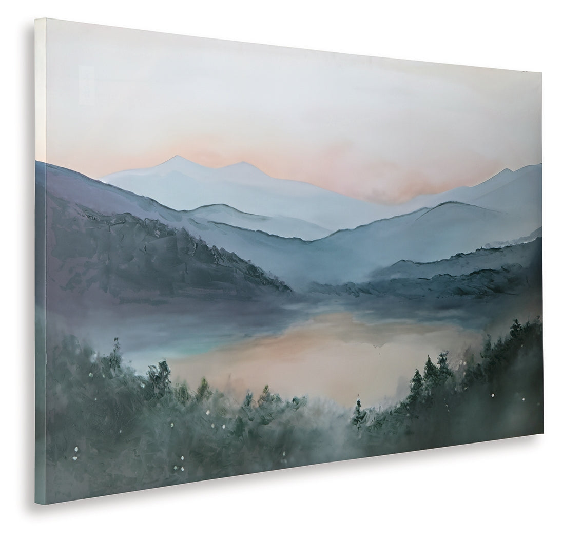 Back view of Vernmont Multi Wall Art with hanging bracket