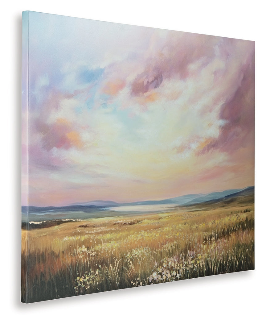 Rogerland Wall Art back view with hanging bracket