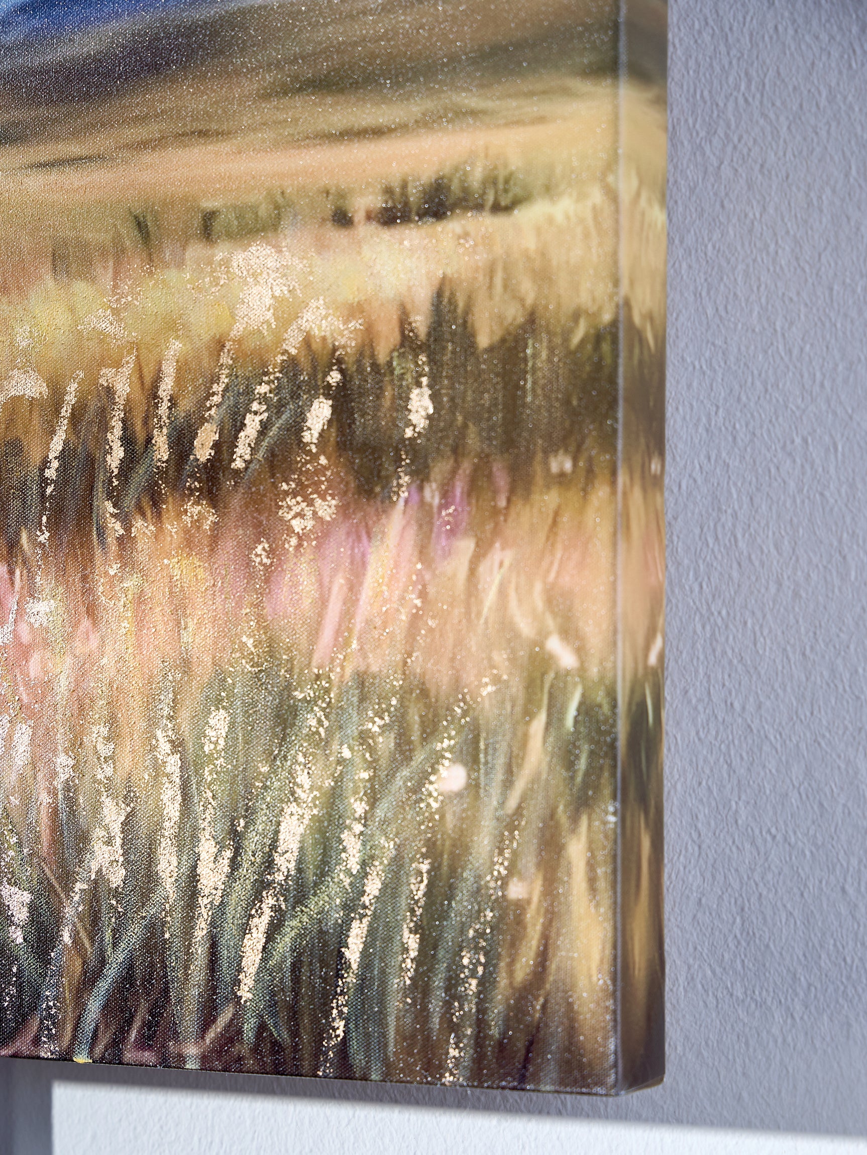 Rogerland Wall Art gallery wrapped canvas side profile