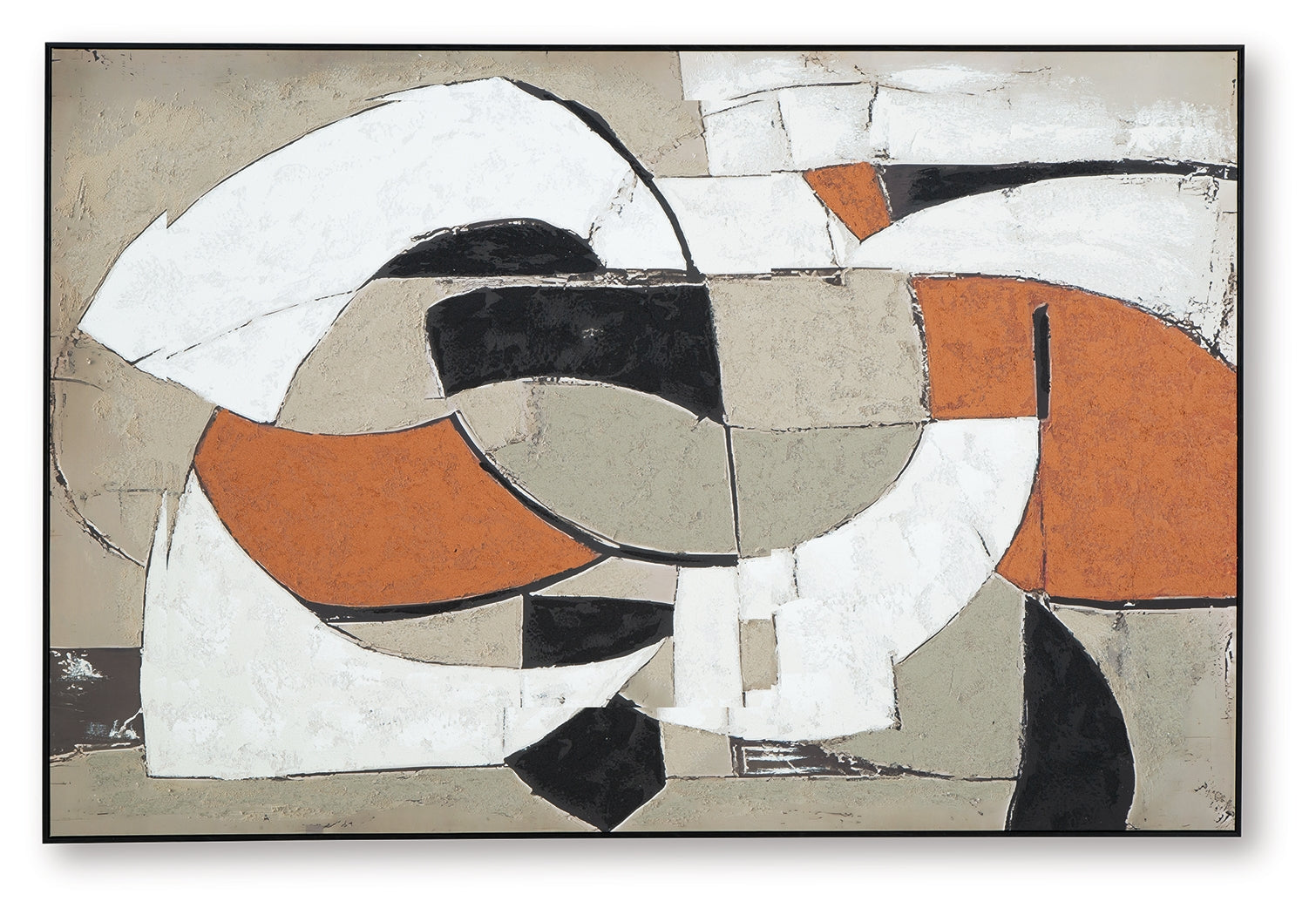 Anchorstone Wall Art hung straight angle view