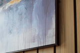 Close-up of hand painted embellishment on Gatesford wall art