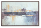 Gatesford wall art side angle showing black frame