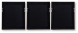 Close-up detail of Hendridge wall art frame and acrylic front