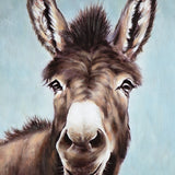 Color swatch for Landerton Brown/Blue/White Wall Art