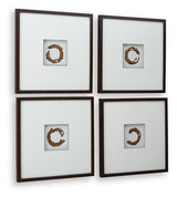 Back view showing D-ring hanging hardware on Dallbourne frame