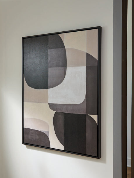 Side angle of Kesleigh gallery wrapped canvas