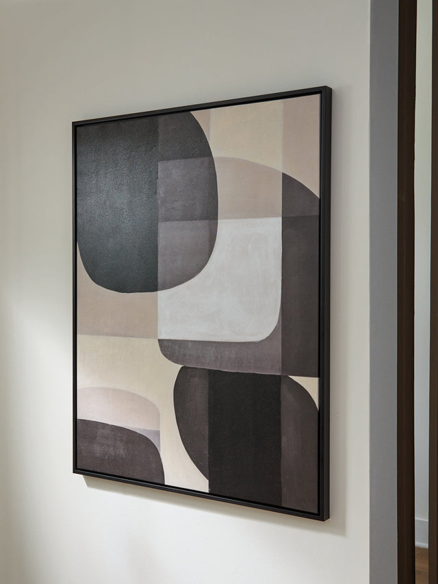 Side angle of Kesleigh gallery wrapped canvas