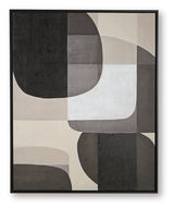 Black frame detail of Kesleigh wall art
