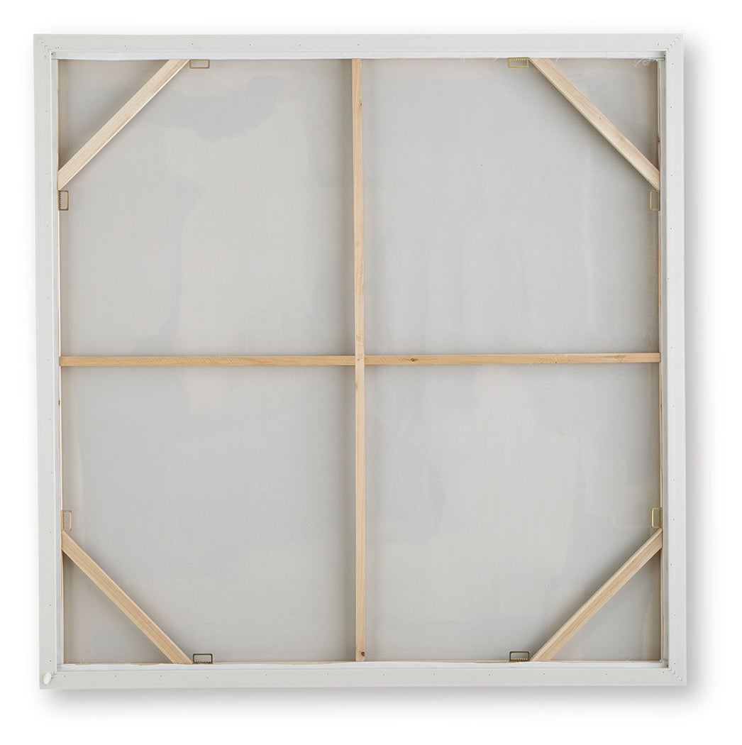 Wylander Abstract Tan Brown Gray Wall Art Gallery Wrapped Canvas