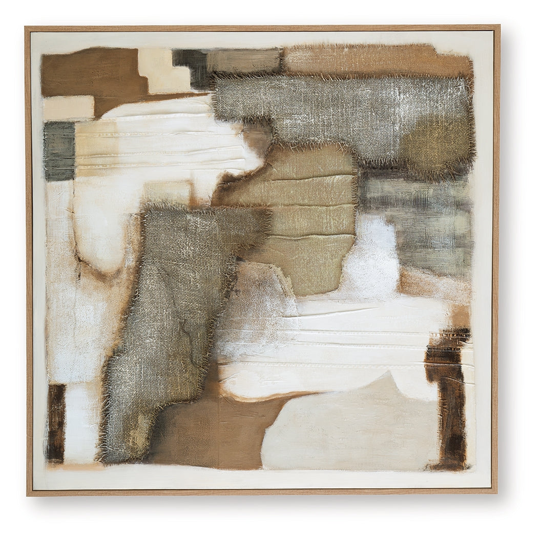 Side Angle View of Wylander Abstract Wall Art