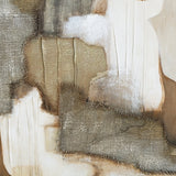Wylander Abstract Tan Brown Gray Wall Art Gallery Wrapped Canvas