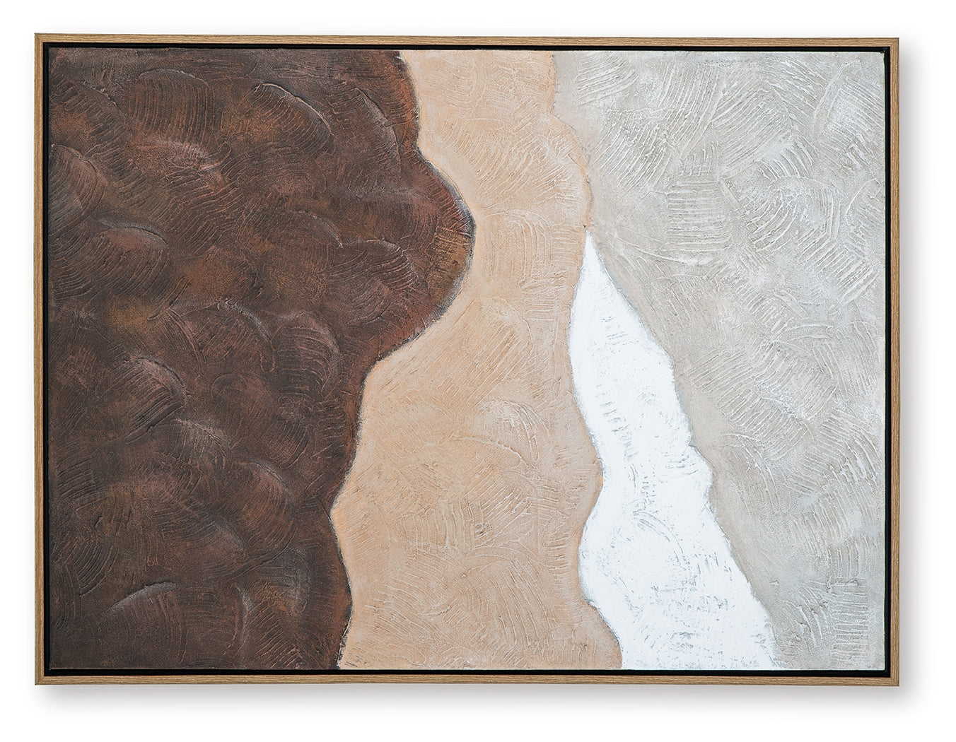 Back view of Fanthorne wall art with sawtooth bracket