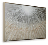 Side angle of Waldard gallery wrapped canvas wall art