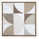 Harelman wall art hung on wall showing full artwork