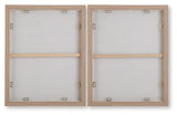 Waldett Beige/White Wall Art (Set of 2)