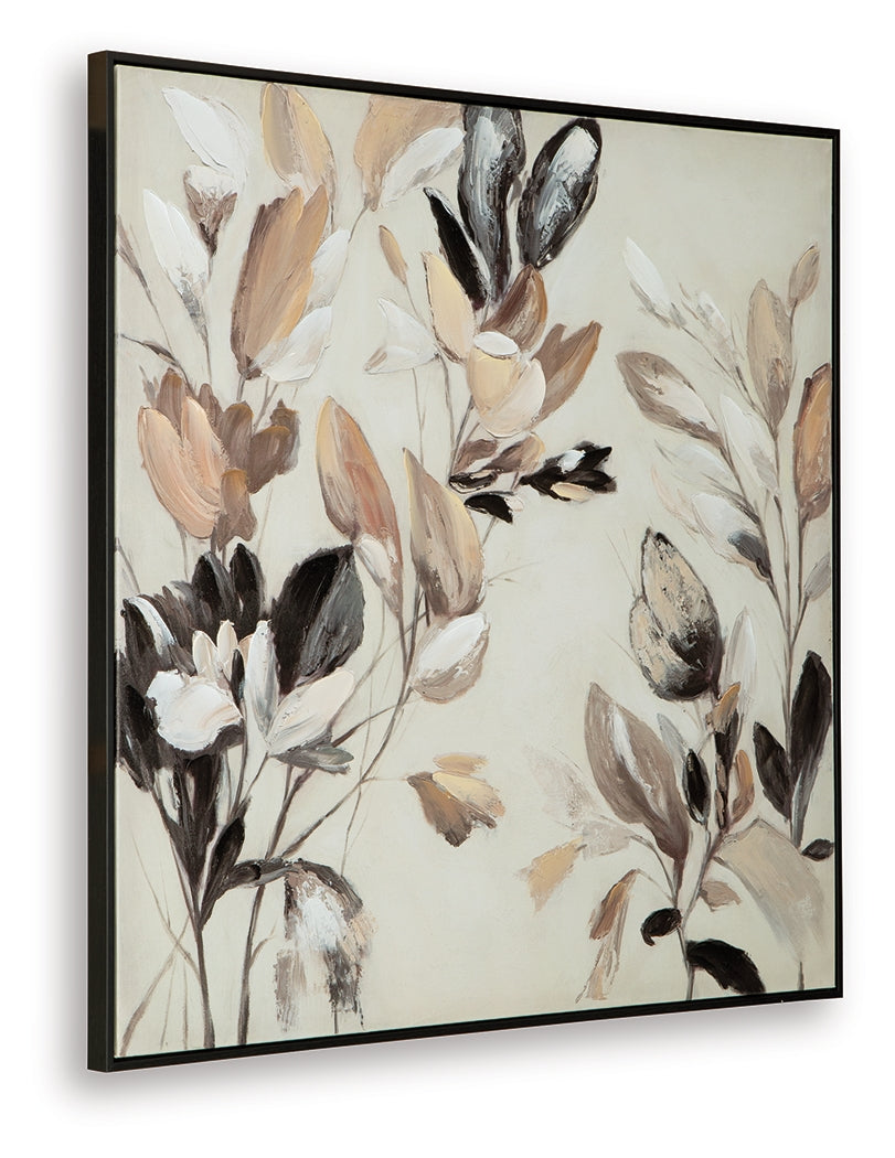 Trulow wall art angled view detailing canvas texture